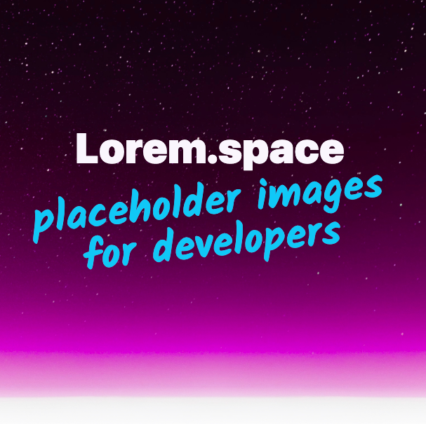 lorem.space - Fake placeholder image generator